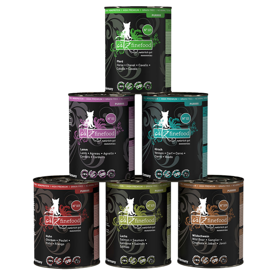 catz finefood Purrrr -purkkiruoka 6 x 400 g - lajitelma II (6 makua)