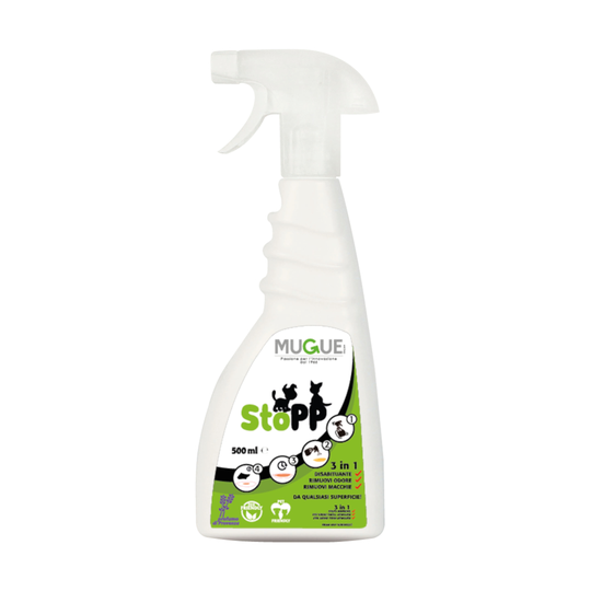 Mugue StoPP 3in1 hajun- ja virtsatahranpoistoaine - 500 ml