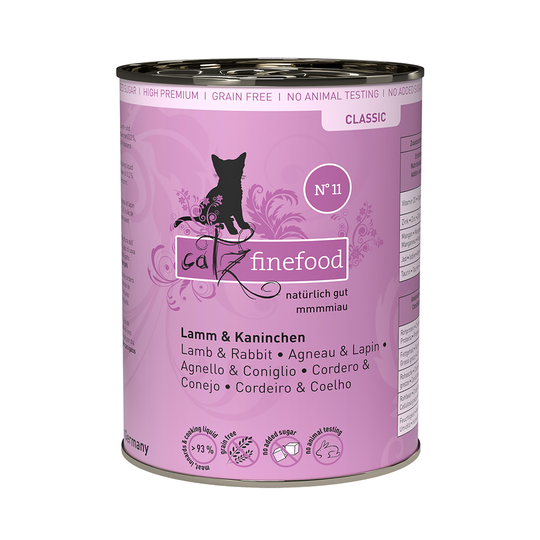 catz finefood -purkkiruoka 6 x 400 g - lammas & kani