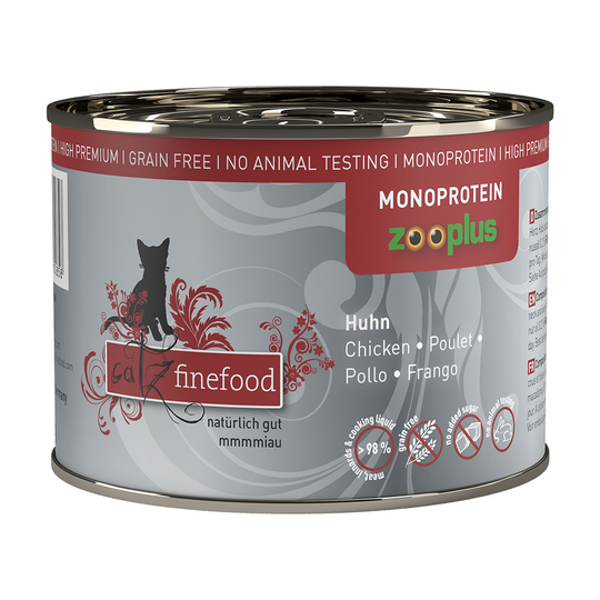 catz finefood Monoprotein zooplus 6 x 200 g - kana
