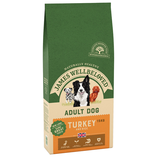 James Wellbeloved Adult Turkey & Rice - 15 kg
