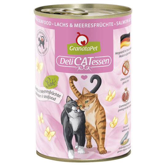 GranataPet DeliCatessen 6 x 400 g - lohi & äyriäiset