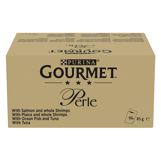 Gourmet Perle 96 x 85 g - ankka, lammas, nauta, kana & nauta