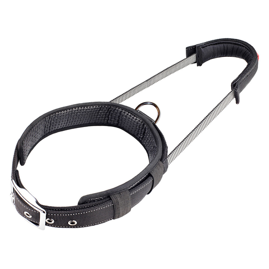 PatentoPet® Sport -kaulapanta musta - M-koko: 37-47 cm kaulanympärys