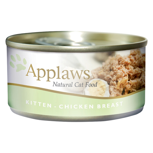 Applaws-yhteispakkaus: kuiva- ja märkäruoka säästöhintaan! - 2 kg Kitten + 6 x 70 g kitten-kananrinta