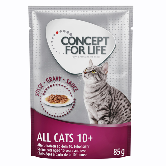 Concept for Life All Cats 10+ - in Gravy - 12 x 85 g