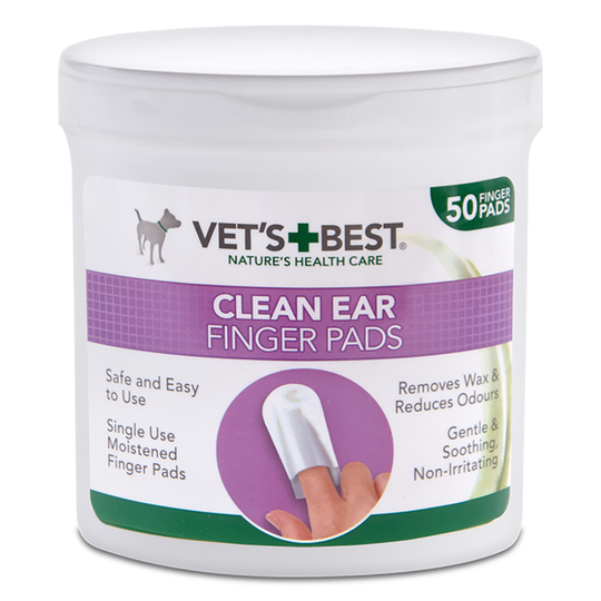 Vet's Best® Clean -korvienpuhdistuslaput - 50 kpl