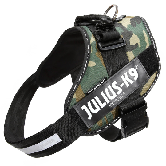 JULIUS-K9 IDC® Power -koiranvaljaat, maastokuosi - rinnanympärys 63 - 85 cm (1-koko)
