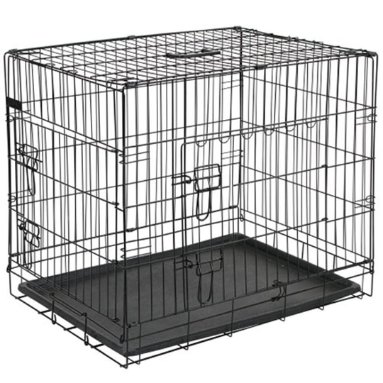 @Pet @Pet @Pet Koiranhäkki metalli 63x44x50,5 cm musta 15001