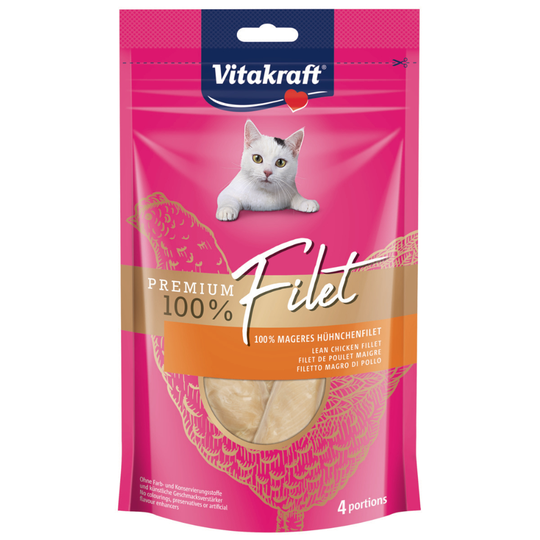 Vitakraft Premium Filet - säästöpakkaus: 2 x kana