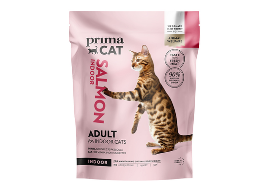 PrimaCat kuivaruoka lohella aikuisille sisäkissoille 1,4 kg