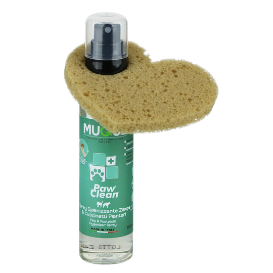 Mugue PawClean tassujen puhdistussuihke ja sieni - 100 ml