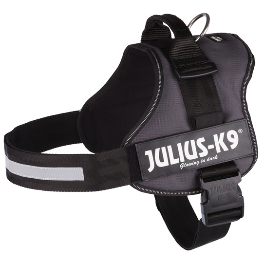 JULIUS-K9®-Power-koiranvaljaat, antrasiitti - koko 3/XL: 82-118 cm