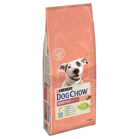 Zum Sonderpreis! Purina Dog Chow Hundefutter 14 kg - Adult Sensitive Lachs
