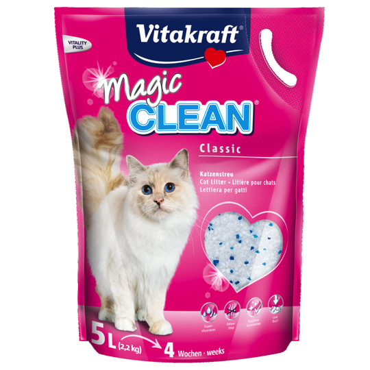 Vitakraft Magic Clean -silikaattihiekka - 5 l