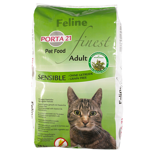 Porta 21 Feline Finest Sensible, viljaton - 10 kg