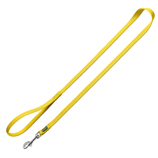 HUNTER Tripoli -talutushihna, keltainen - pituus 110 cm, leveys 15 mm