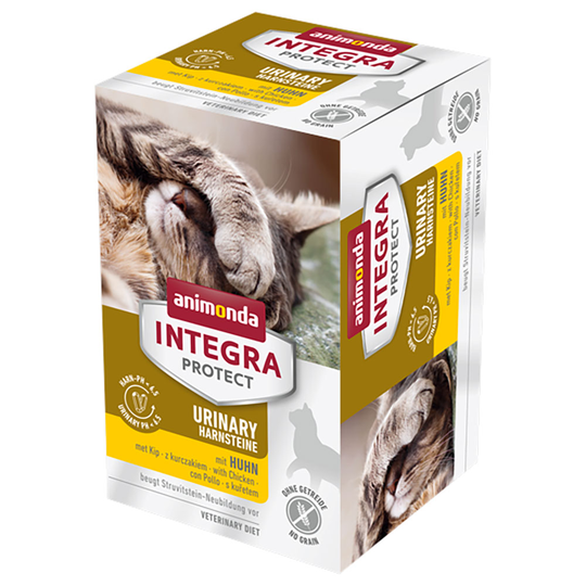 Animonda Integra Protect Adult Urinary Struviittikivet -rasia 6 x 100 g - kana