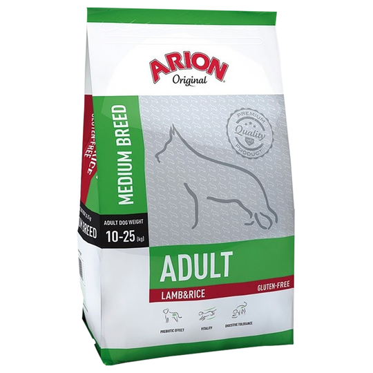 Arion Original Adult Medium Breed Lamb & Rice - 12 kg