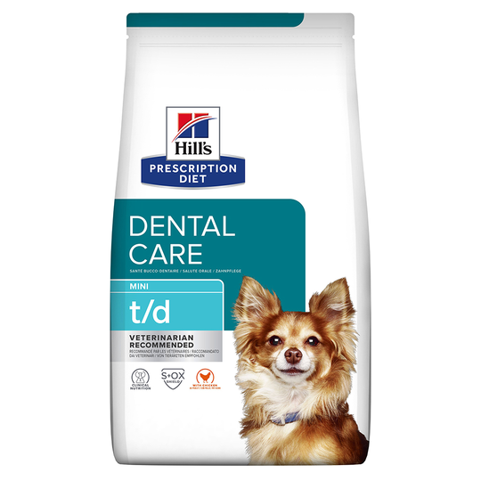 Hill´s Prescription Diet Canine t/d Mini Dental Care - kana - 3 kg