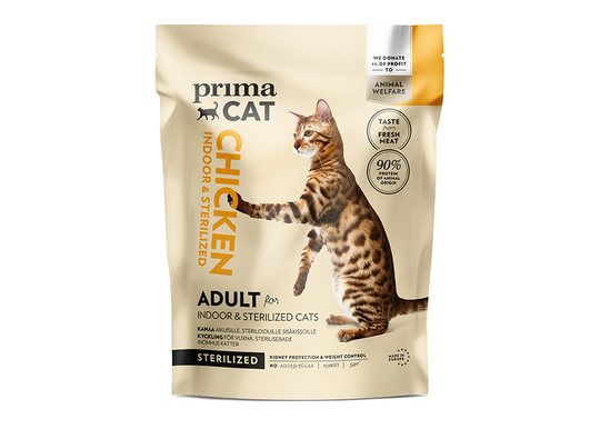 PrimaCat kuivaruoka steriloiduille sisäkissoille 1,4 kg