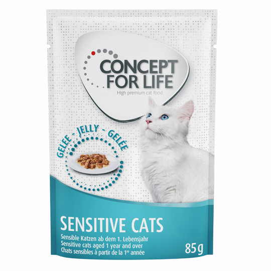 Concept for Life Jelly & Gravy -sekoituspakkaus 24 x 85 g - Sensitive in Gravy + Jelly