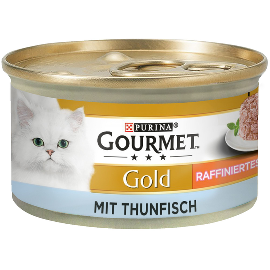24 + 12 kaupan päälle! 36 x 85 g Gourmet Gold -kissanruokaa - Ragout - tonnikala