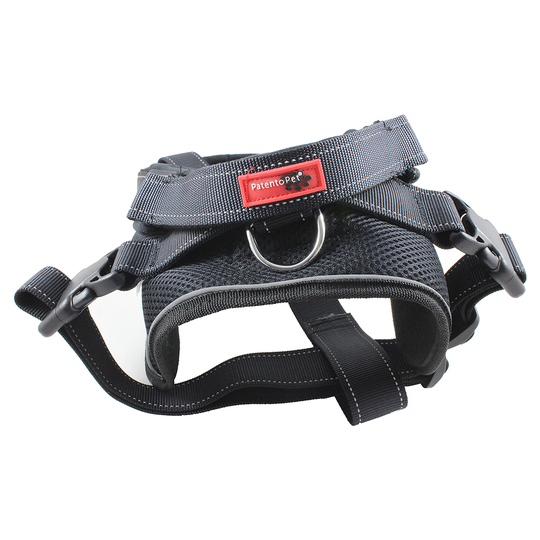 Patentopet Dog Control -koiranvaljaat, musta - koko XL: rinnanympärys 71-96 cm