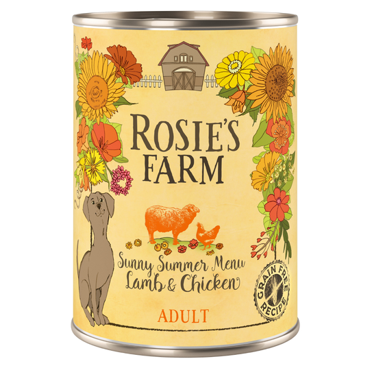 Rosie's Farm Summer Edition karitsa & kana - 6 x 400 g