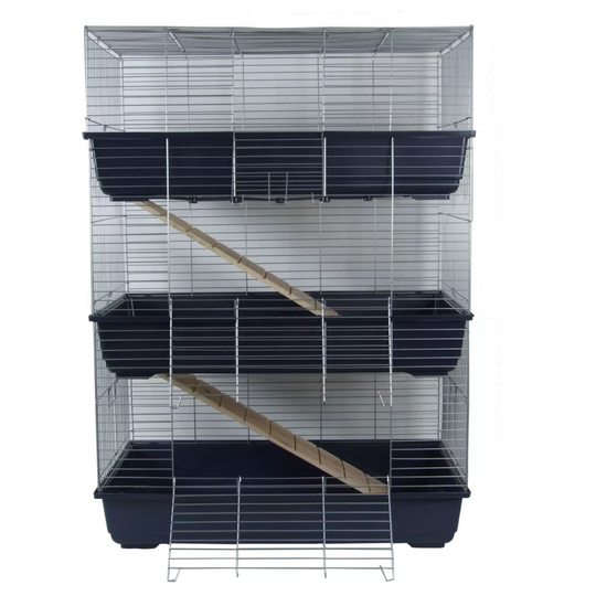 @Pet @Pet @Pet 3-kerroksinen kanin häkki 80x44x120 cm sininen 25034