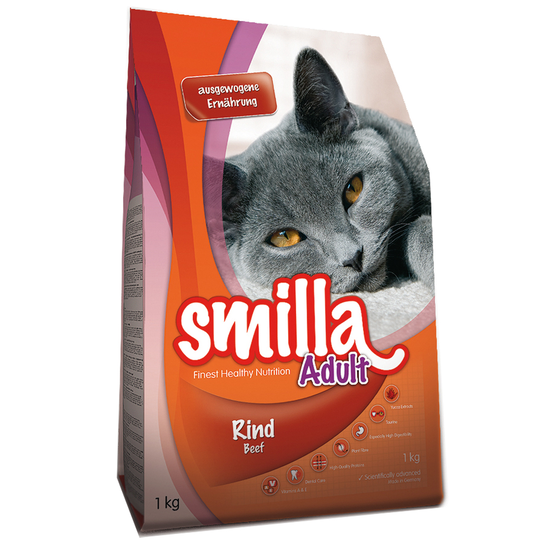 1 kg Smilla-kuivaruoka erikoishintaan! - Adult naudanliha