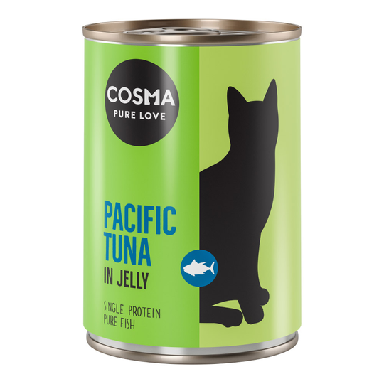 Cosma Original hyytelössä -säästöpakkaus 12 x 400 g - Tyynenmeren tonnikala