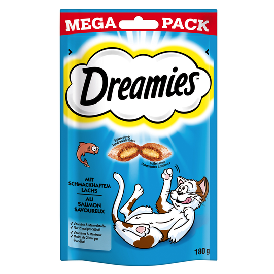 Dreamies-kissanherkut erikoishintaan! - lohi (180 g)