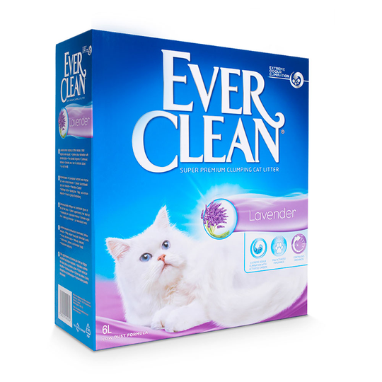 Ever Clean® laventeli paakkuuntuva hiekka - 6 l