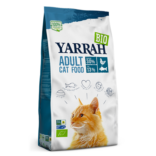 Yarrah Bio -kissanruoka kalalla - 10 kg
