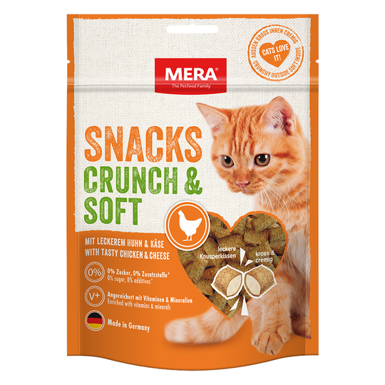 MERA Crunch & Soft kana & juusto - 200 g