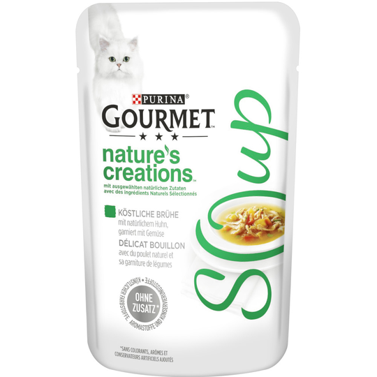 Gourmet Soup -säästöpakkaus 32 x 40 g - kana & kasvikset