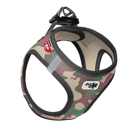 Curli Vest Air-Mesh -valjaat, camo - XS-koko: rinnanympärys 35-40 cm
