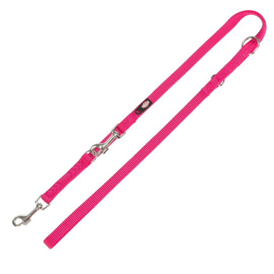 Trixie Premium säädettävä talutushihna, fuksianpunainen - koko XS-S: pituus 2 m / leveys 15 mm