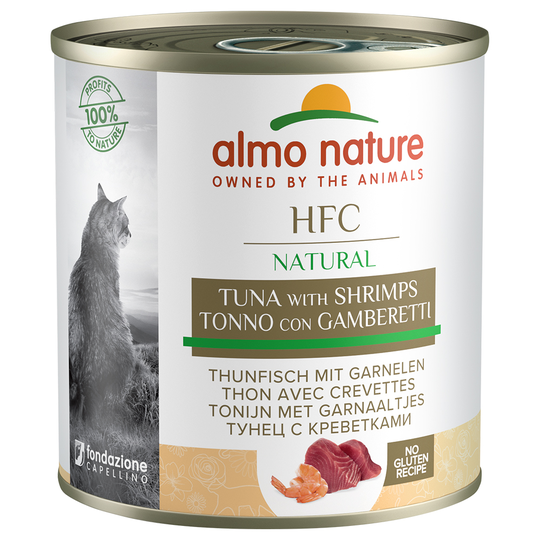 Almo Nature HFC 6 x 280 g - tonnikala & katkarapu