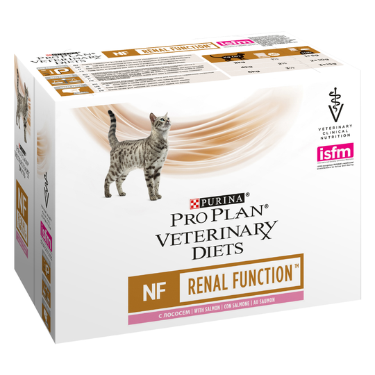 Purina Pro Plan Veterinary Diets Feline NF ST/OX - Renal Function, lohi - 10 x 85 g