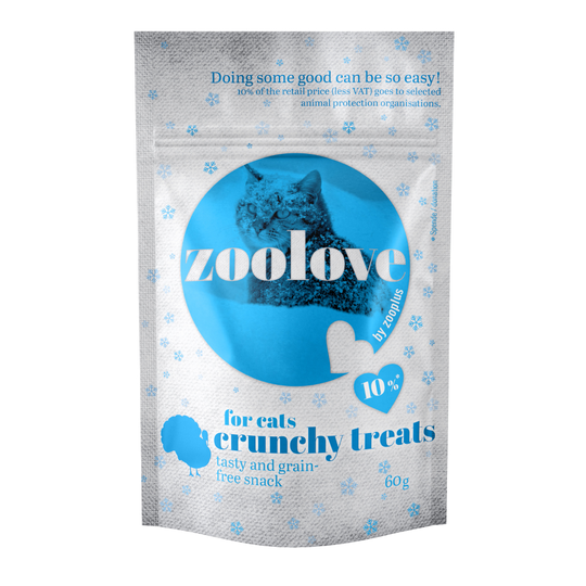 zoolove crunchy treats kissoille - winter edition - 60 g