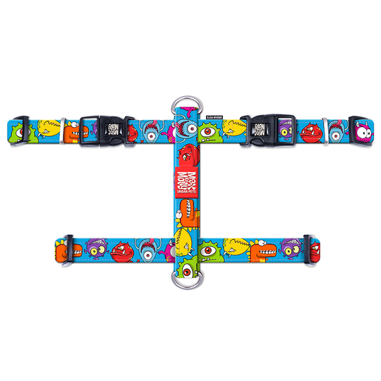 Max & Molly Little Monsters -H-valjaat - S-koko: rinnanympärys 41-52 cm