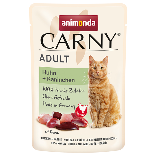 Animonda Carny Pouch 12 x 85 g - kana + kani