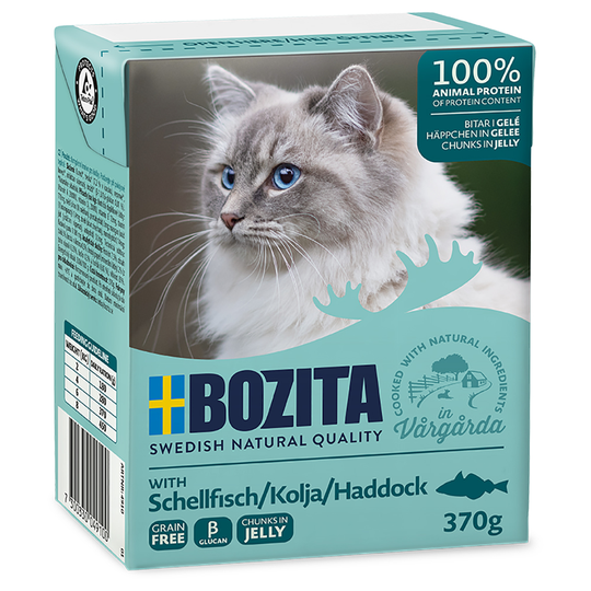 Bozita Chunks in Jelly, 6 x 370 g - kolja