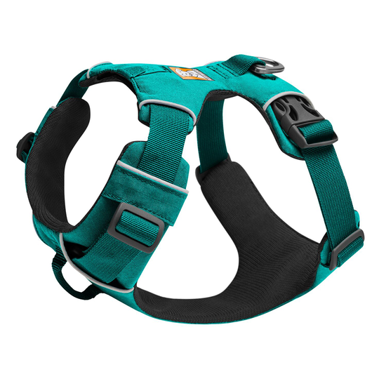 Ruffwear Front Range -koiranvaljaat, Aurora Teal - koko S: rinnanympärys 56 - 69 cm, L 24 mm