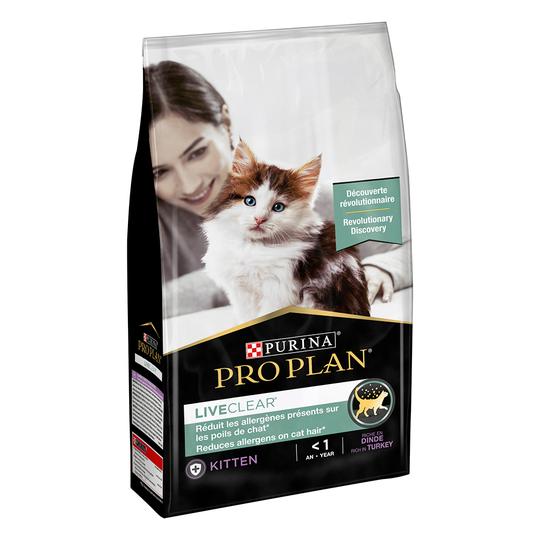 Pro Plan LiveClear Kitten Turkey - säästöpakkaus: 2 x 1,4 kg