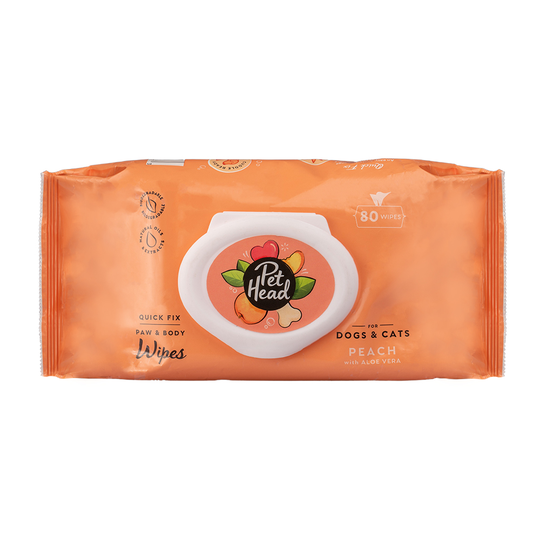 Pet Head Quick Fix Wipes - 80 kpl