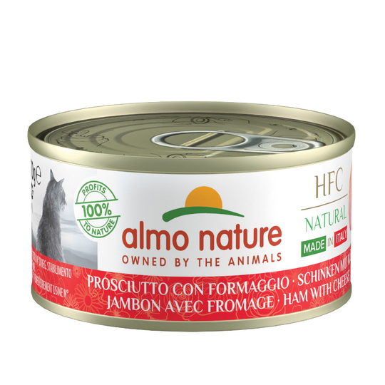Almo Nature HFC Natural Made in Italy 6 x 70g - kinkku & juusto